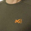 【Millet】Millet 登山 男 FUSION TS SS 短袖排汗衣 橄欖綠(MIV97389644)