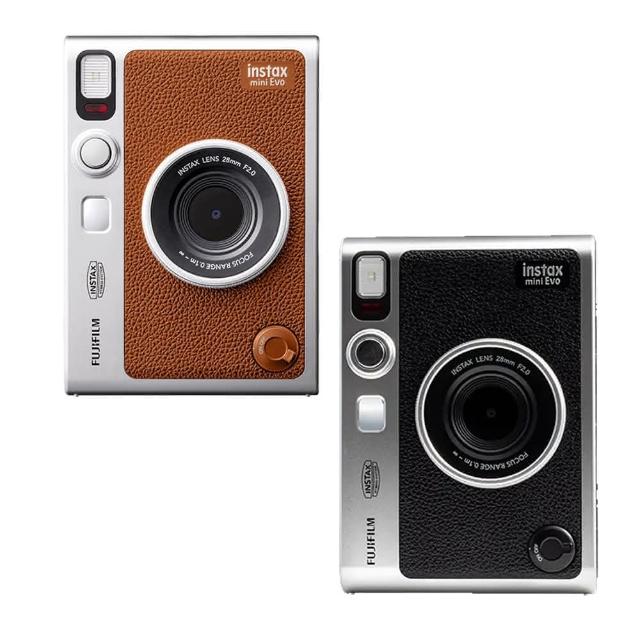 【FUJIFILM 富士】Instax mini Evo 混合式數位 拍立得相機 復古相機 底片相機 (台灣公司貨)