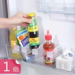 【熊爸爸大廚】伸縮分隔冰箱側門夾板4入一組 瓶瓶罐罐站立分隔板(1組)