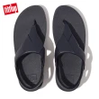 【FitFlop】LULU FOLDED-LEATHER BACK-STRAP SANDALS摺疊造型皮革後帶夾腳涼鞋-女(午夜藍)