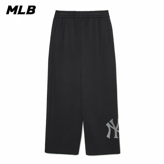 【MLB】運動褲 休閒長褲 MONOGRAM系列 紐約洋基隊(3APTM0234-50BKS)