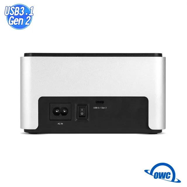 【OWC】Drive Dock(USB 3.1 Gen 2 - Type C 雙槽 2.5吋 與 3.5吋 通用硬碟插座)