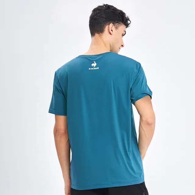 【LE COQ SPORTIF 公雞】吸濕排汗4WAY彈性運動Training短袖T恤 男-3色-LWR21603