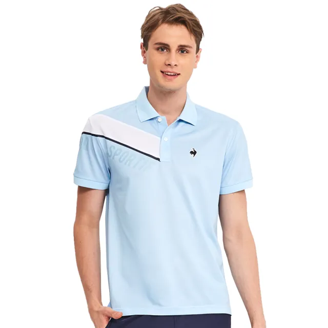 【LE COQ SPORTIF 公雞】排汗速乾運動Training短袖POLO衫 男-3色-LWR21642