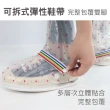 【KINYO】女高筒圓點雨鞋套(雨天必備 RAS-5765)
