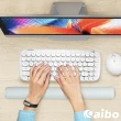 【aibo】aibo 高機能舒適皮革 鍵盤矽膠護腕墊(台灣製造)