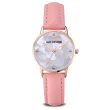 【ALLY DENOVO】珊瑚粉山茶花糖琉璃粉色腕錶(AS5010.6)