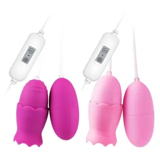 【情趣職人】潮水二代 舌舔+震動 12段變頻 雙跳蛋(跳蛋 情趣跳蛋 無線跳蛋 情趣用品)