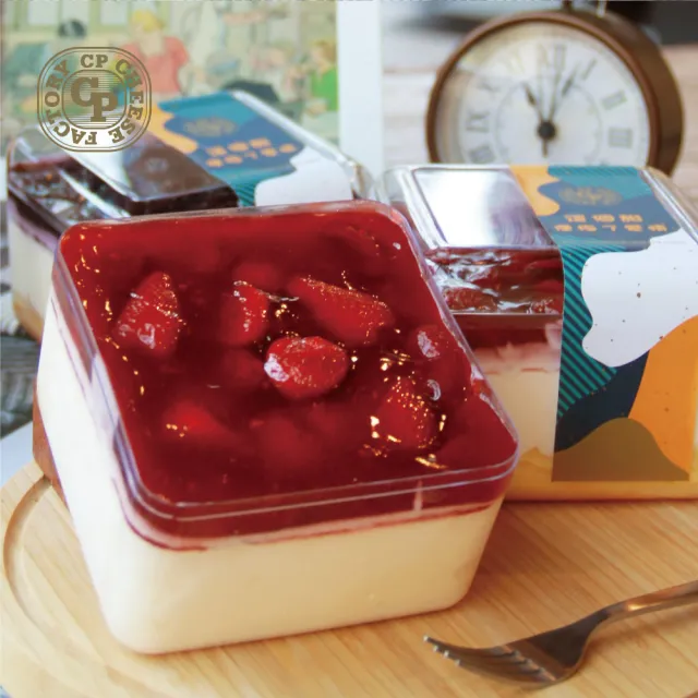 【超品起司烘焙工坊】草莓生乳酪慕斯(2入/慕斯蛋糕)