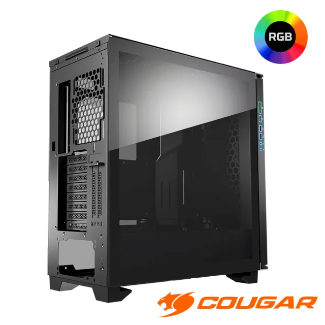 【COUGAR 美洲獅】DarkBlader-G 炫彩RGB機箱 全塔機殼(Mini ITX / MicroATX / ATX)