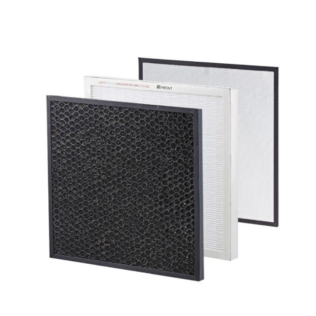 【Opure 臻淨】A5高效抗敏HEPA光觸媒空氣清淨機 三層濾網組 一年份(★ A5一年份濾網組 ★)