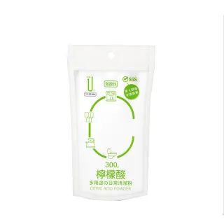 【UdiLife】檸檬酸清潔粉 300g x 3包組(除垢 清潔 去除異味)