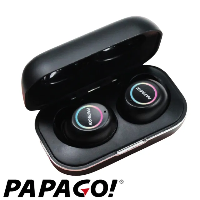 2入組★【PAPAGO!】W2 真無線直覺式觸控藍牙耳機