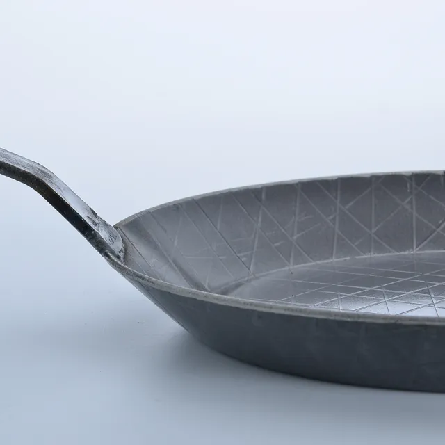 【TURK】德國 土克鍋 熱鍛 格紋 鐵鍋 平底鍋 單柄鍋 16cm 65216 德國製(平輸品)
