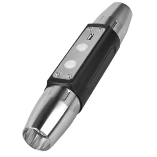 【WIDE VIEW】USB不銹鋼鑑寶六光源手電筒(NZL-006)