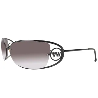 【Vivienne Westwood】摩登復古圓點款太陽眼鏡(黑 VW519_02)