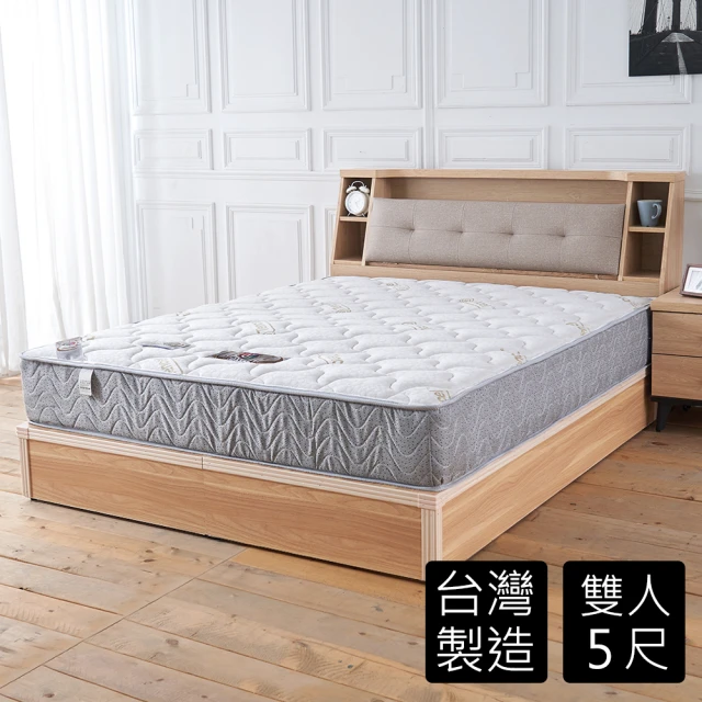 【時尚屋】海曼天絲硬式5尺雙人獨立筒床墊BD81-10-5(免運費 免組裝 台灣製)