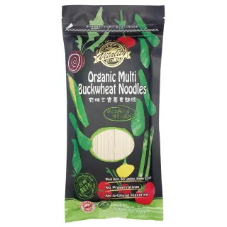 【展康】有機三寶蕎麥麵線300g*4袋(夾鏈袋裝)