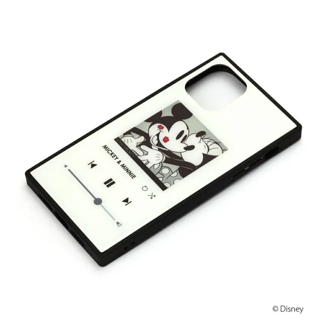 【iJacket】iPhone 11/11 Pro/11 Pro Max 迪士尼 四角氣墊 9H玻璃殼(米奇白)