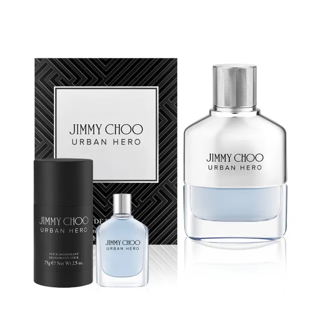 【JIMMY CHOO】URBAN HERO淡香精50ml(贈體香膏75g+小香乙瓶.專櫃公司貨)