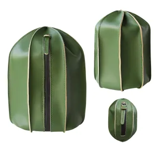 【URBAN FOREST 都市之森】仙人掌-洗漱包/盥洗包 大中小3件組(苔癬綠)