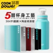【CookPower 鍋寶_買1送1】內陶瓷保溫瓶運動瓶870ml(4色選)