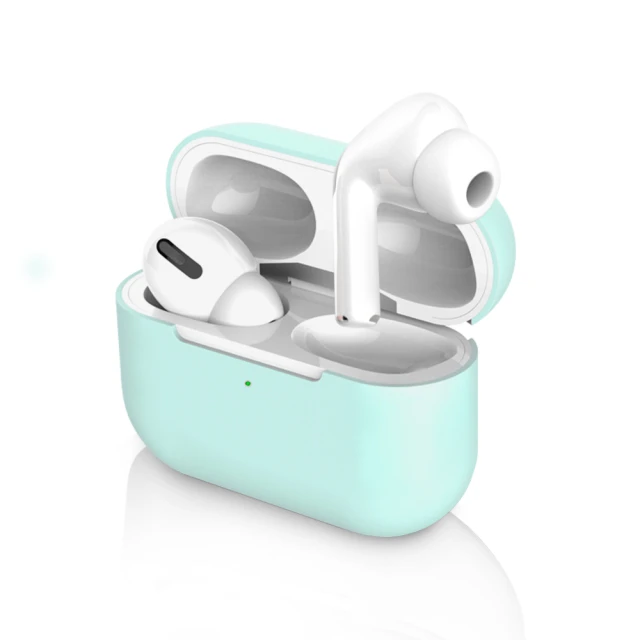 General AirPods Pro 保護套 保護殼 無線藍牙耳機充電矽膠收納盒- 粉藍