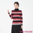 【RED HOUSE 蕾赫斯】條紋高領針織衫(共二色)