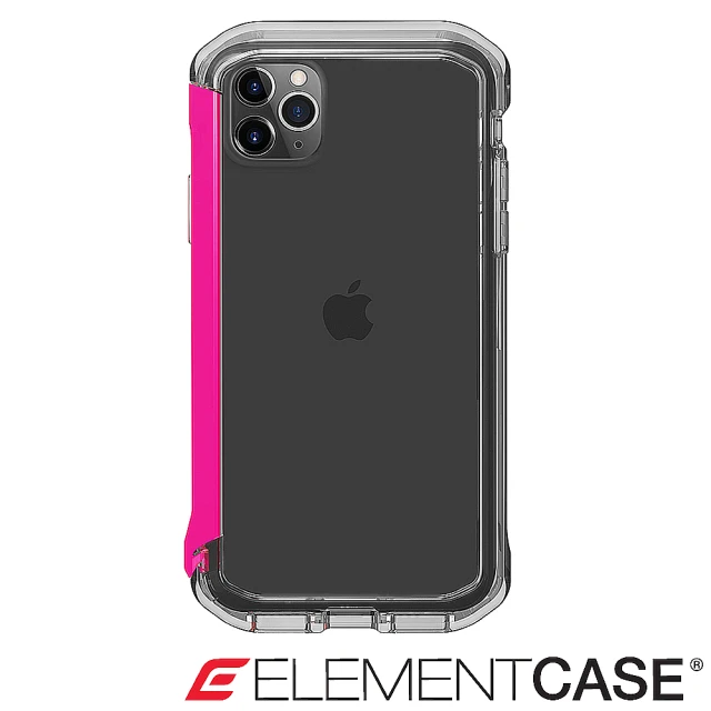 Element Case iPhone 11 Pro Max Rail(神盾軍規殼 - 晶透粉)