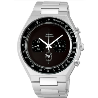 【WIRED】日系風格三眼計時手錶(7T11-X006D)