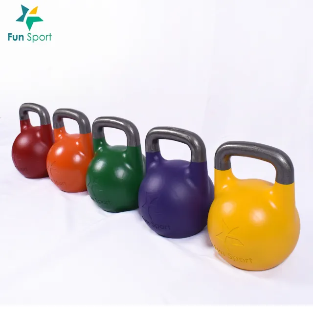 【Fun Sport】競技壺鈴 kettlebell 28kg 橘(壺鈴 健身)