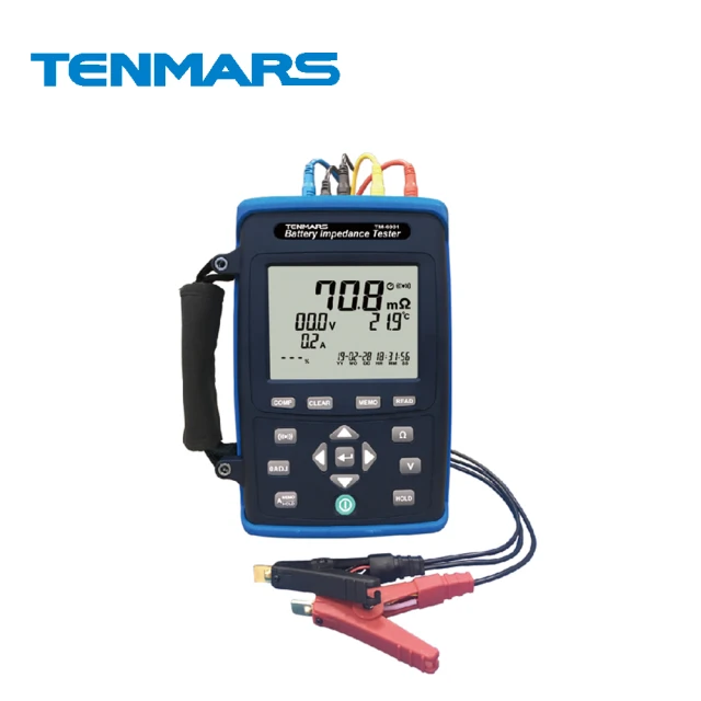 【Tenmars 泰瑪斯】TM-6001 電池阻抗/容量 測試器(電池阻抗/容量 測試器 電池測試)