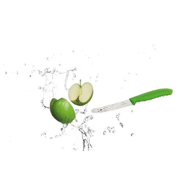 【VICTORINOX 瑞士維氏】蕃茄刀禮盒組含透明刀套