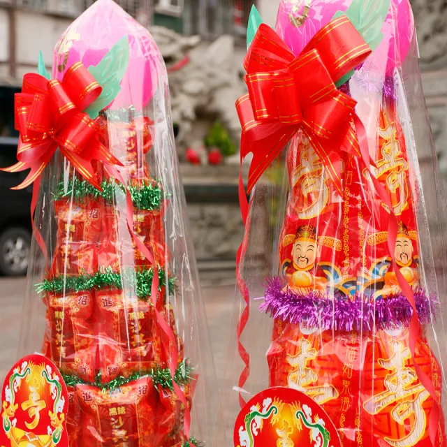 【老食說】祝壽拜拜 加高大壽塔(3尺8/一對)