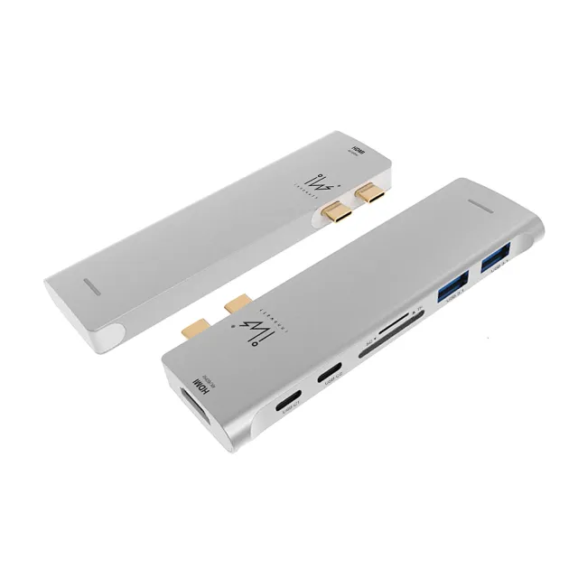 【Innowatt】THE DOCK U TB-71U 七合一 USB-C HUB集線器 for MacBook Pro/Air(HDMI/雙USB-C PD充電/讀卡機)