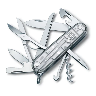 【VICTORINOX 瑞士維氏】Huntsman15用瑞士刀/透明(1.3713.T7)