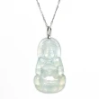 【雅紅珠寶】天然玻璃種泛光翡翠項鍊-觀世音菩薩