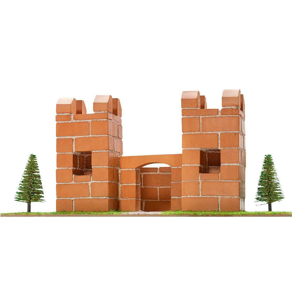 【德國 teifoc】DIY益智磚塊建築玩具-小城堡(TEI55)