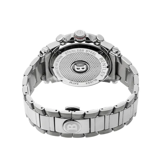 【Bentley 賓利】RACING系列 競速美學計時手錶(黑/米蘭帶 BL1694-20WBI-MY)