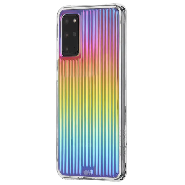 【CASE-MATE】Samsung Galaxy S20+ Tough Groove Iridescent 強悍防摔手機保護殼 - 彩虹波浪