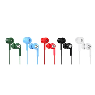 【Joyroom】風彩綻放 入耳式耳機-E102S(3.5mm各廠牌適用/ 線控接聽鍵/ 免持聽筒)