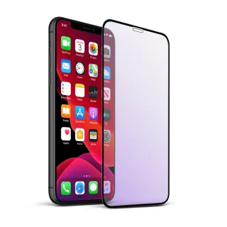 【T.G】iPhone 11 Pro/Xs/X 超強二合一抗藍光+霧面9H滿版鋼化玻璃保護貼(防爆防指紋)