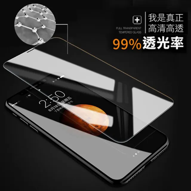 iPhone XSMax 高清透明非滿版9H玻璃鋼化膜手機保護貼(XSMax鋼化膜 XSMax保護貼)