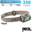 【PETZL】TACTIKKA+ 超輕量標準頭燈/350流明.IPX4防水.LED頭燈(E089EA02 沙漠)