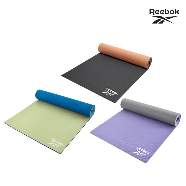 【REEBOK】專業訓練雙色瑜珈墊(6mm)