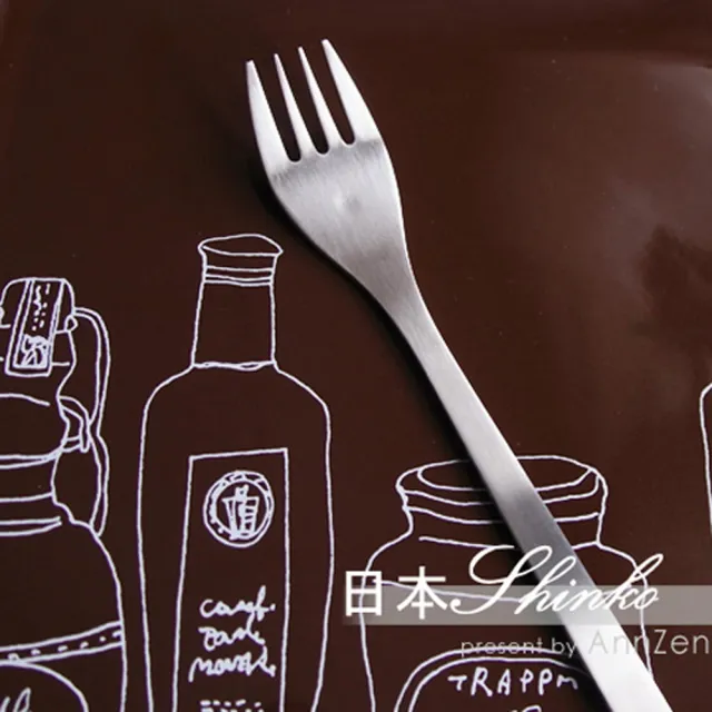 【AnnZen】《日本製 Shinko》設計師佐藤大-微笑酒窩 EQUBO系列-餐刀叉匙餐具禮盒(日本製 餐具禮盒-6件組)
