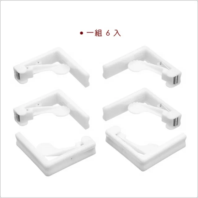 【KitchenCraft】英國 彈簧桌布夾6入 / 桌夾