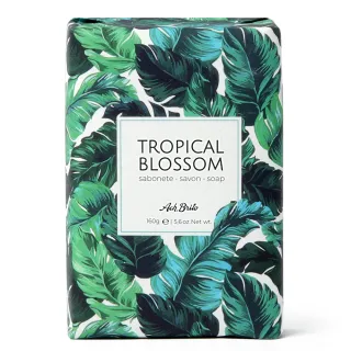 【Ach Brito 艾須•布里托】Tropical Blossom熱帶異國香氛皂-棕梠葉160g(★薰衣草、茉莉與佛手柑香氛★)