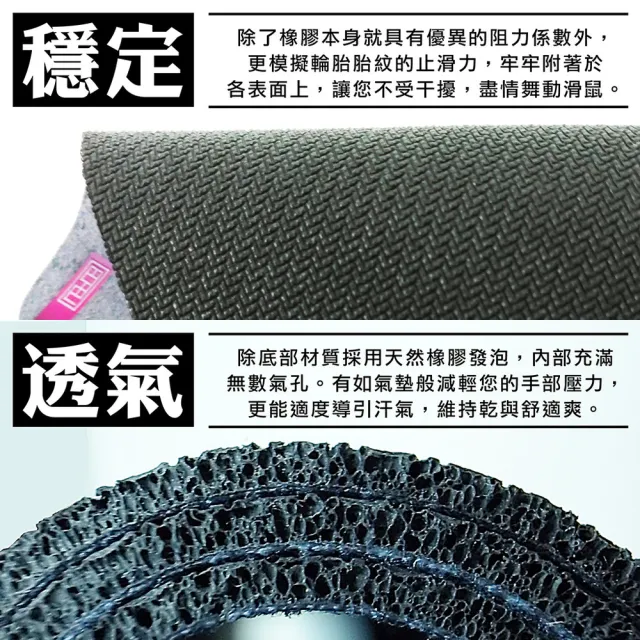 【BORSU】極薄鼠墊_UNIQUE_銀磚(台灣製 滑鼠墊 耐用 方格 方塊)