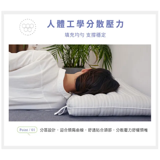 【BELLE VIE】黑科技石墨烯循環枕-智慧恆溫(58x38cm)